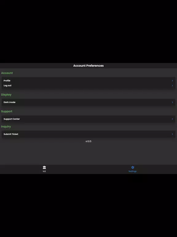 Capturas de pantalla de Denning Student VLE iPad 