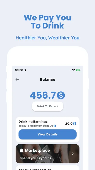 Screenshot di Kayan Water Tracker