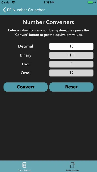 EE Number Cruncher Ekran Görüntüleri