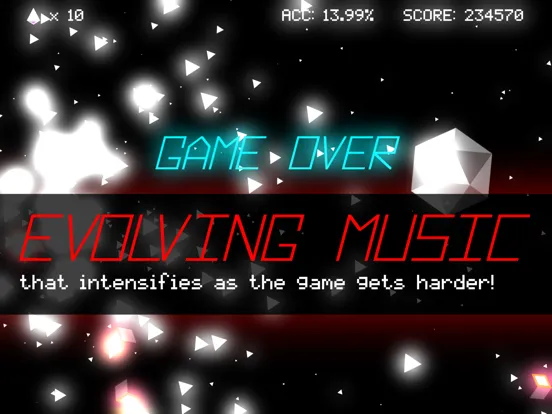 TURBOSPACE DEFENDER! Helicopter game in space! iPad  스크린샷