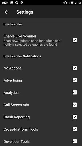 Addons Detector سکرین شاٹس