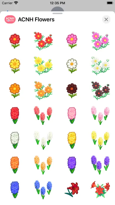 ACNH Flowers Screenshots