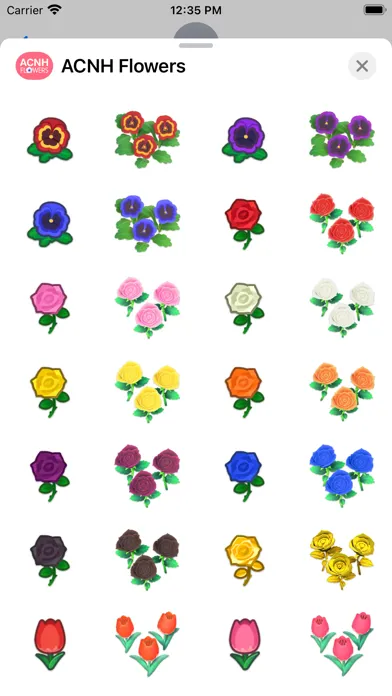 ACNH Flowers Screenshots