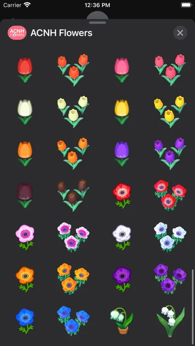 ACNH Flowers Screenshots