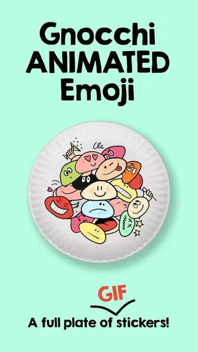 Gnocchi ANIMATED Emoji應用截圖
