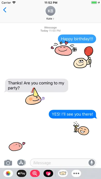 Gnocchi ANIMATED Emoji應用截圖