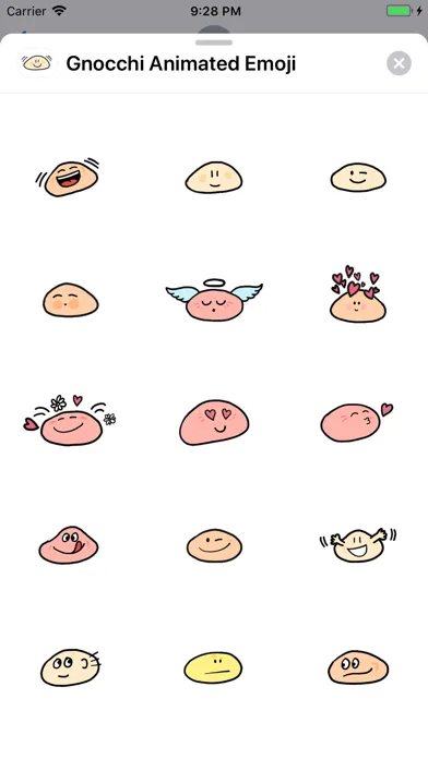 Gnocchi ANIMATED Emoji應用截圖