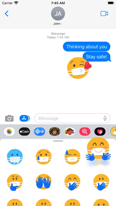 Maskmoji Stickers स्क्रीनशॉट