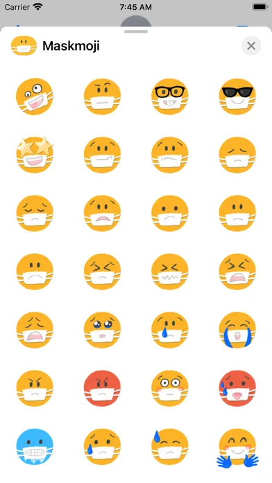 Maskmoji Stickers स्क्रीनशॉट