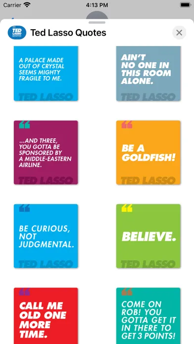 Tangkapan skrin Ted Lasso Quotes
