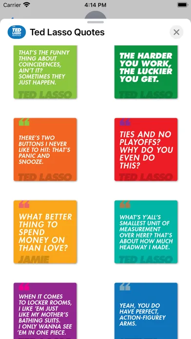 Tangkapan skrin Ted Lasso Quotes