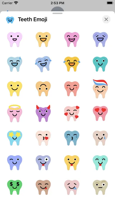 Teeth Emoji Ekran Görüntüleri
