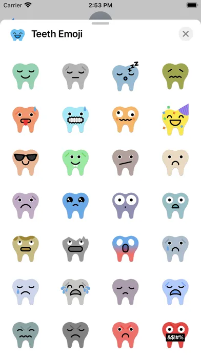 Teeth Emoji Ekran Görüntüleri