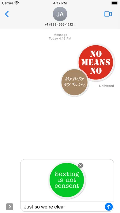 #MeToo Stickers 스크린샷