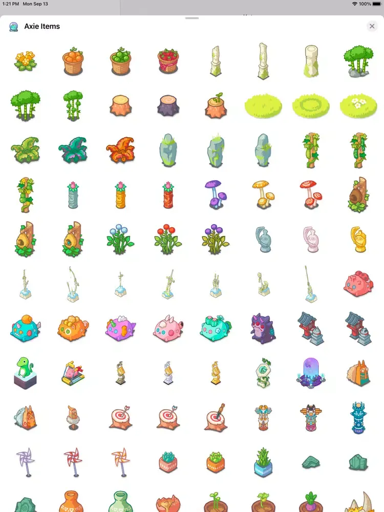 تصاویر Axie Infinity Items iPad 