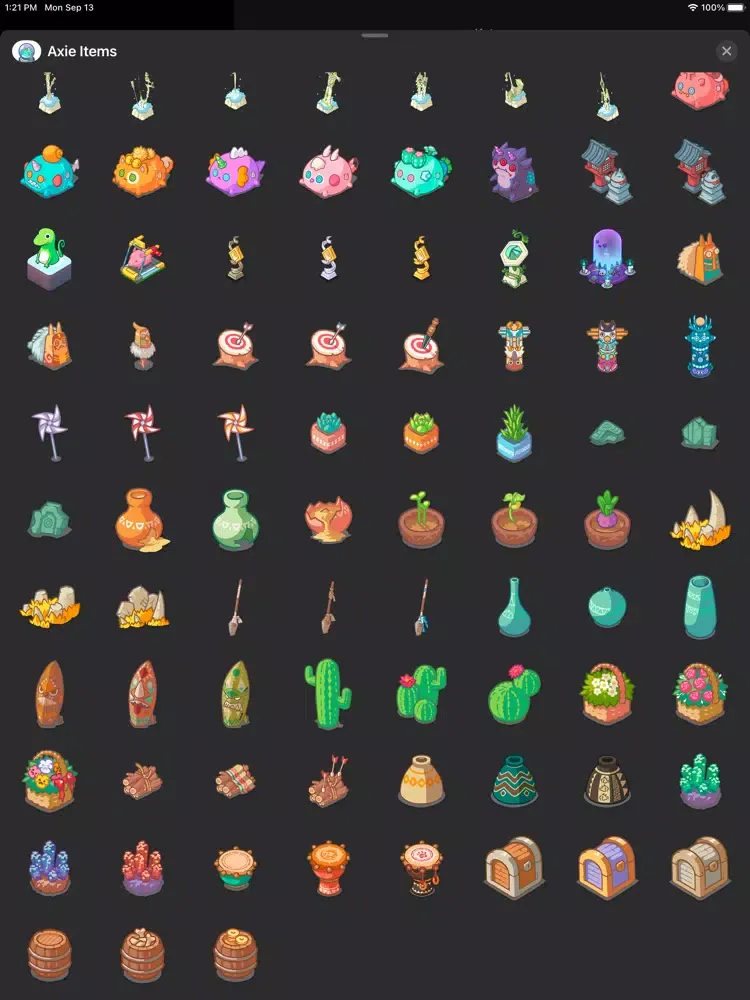 تصاویر Axie Infinity Items iPad 
