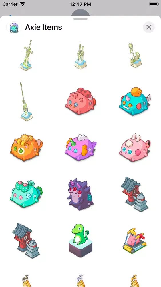 تصاویر Axie Infinity Items