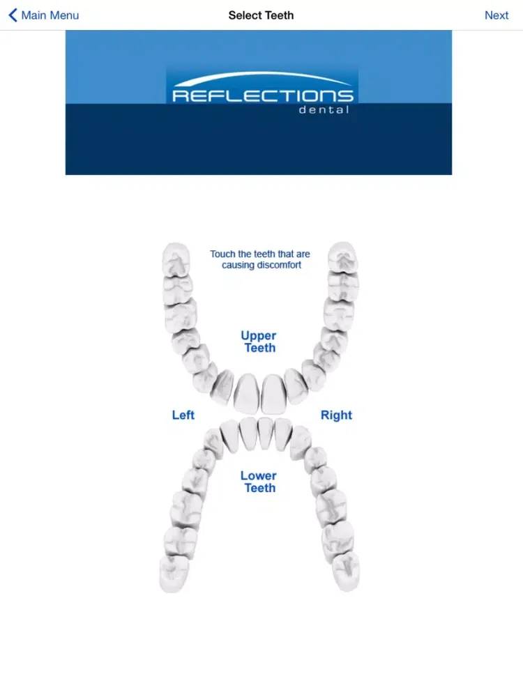 Capturas de pantalla de Reflections Dental iPad 