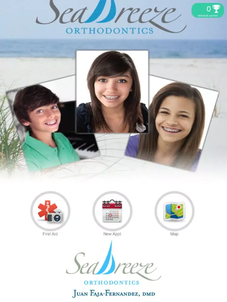 Ảnh chụp màn hình của Seabreeze Orthodontics iPad 