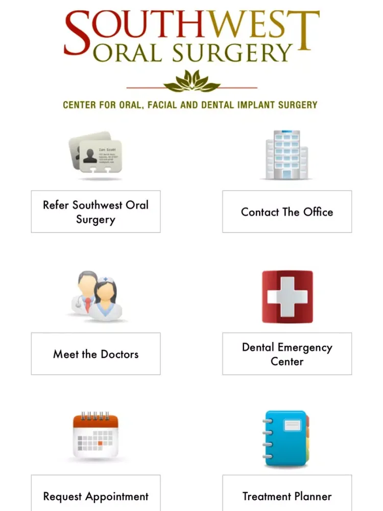 Captures d'écran de Southwest Oral Surgery iPad 
