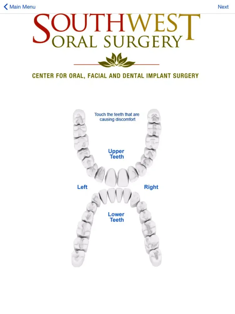 Captures d'écran de Southwest Oral Surgery iPad 