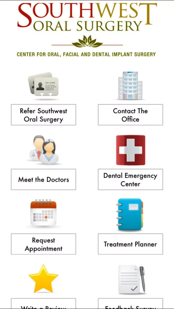 Captures d'écran de Southwest Oral Surgery