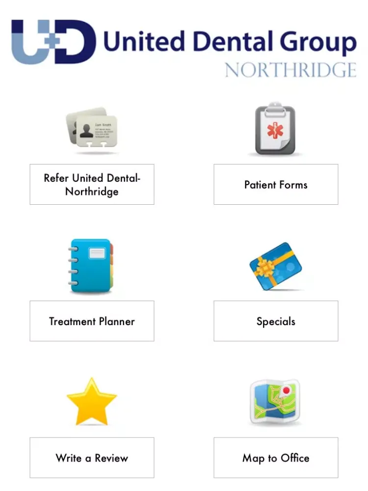 Capturas de pantalla de United Dental iPad 