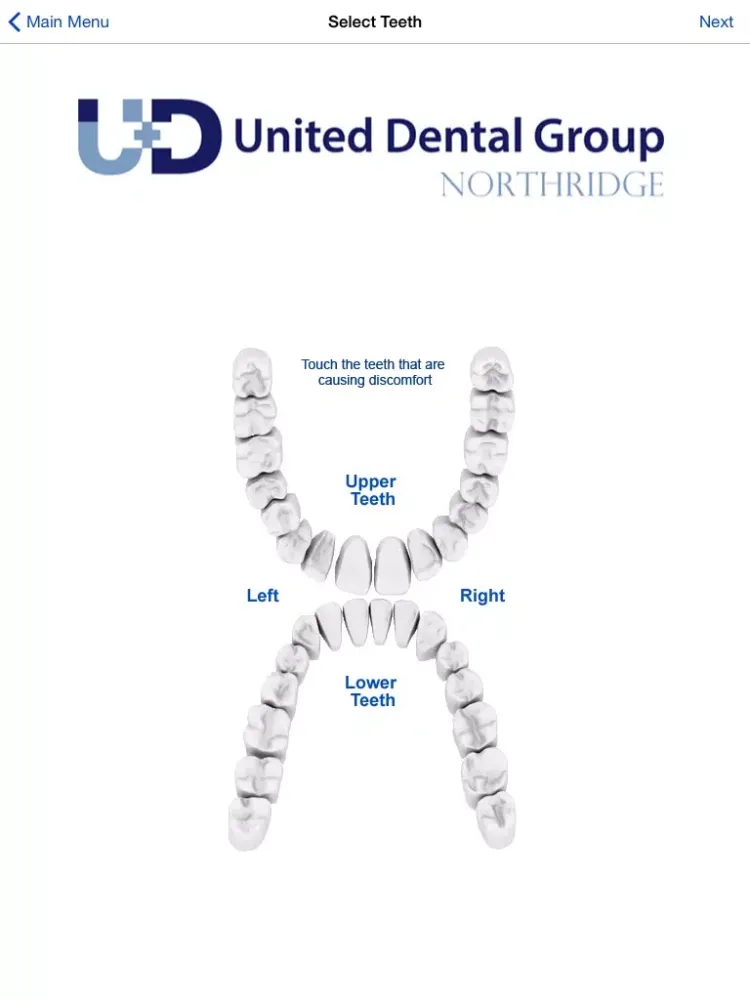 Capturas de pantalla de United Dental iPad 
