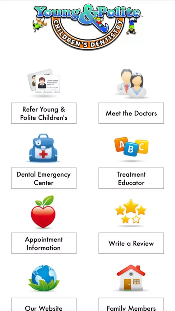 Ảnh chụp màn hình của Young & Polite Children's Dentistry