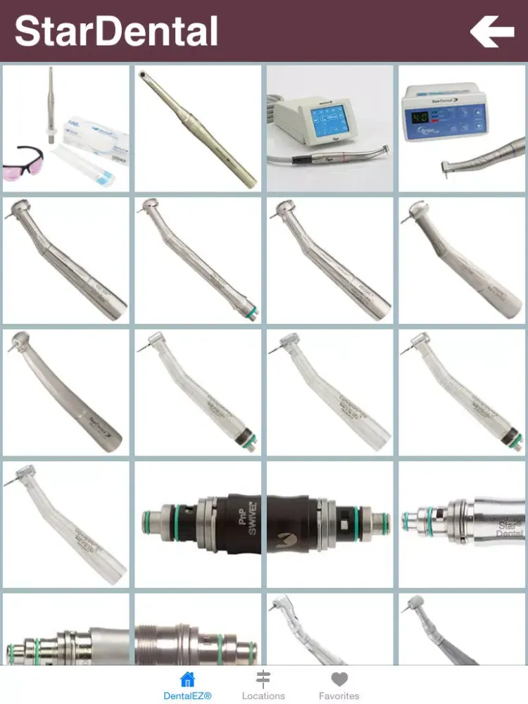 Zrzuty ekranu DentalEZ Group Sales Tools iPad 