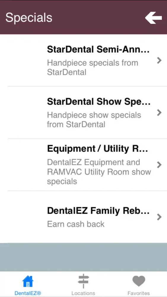Zrzuty ekranu DentalEZ Group Sales Tools