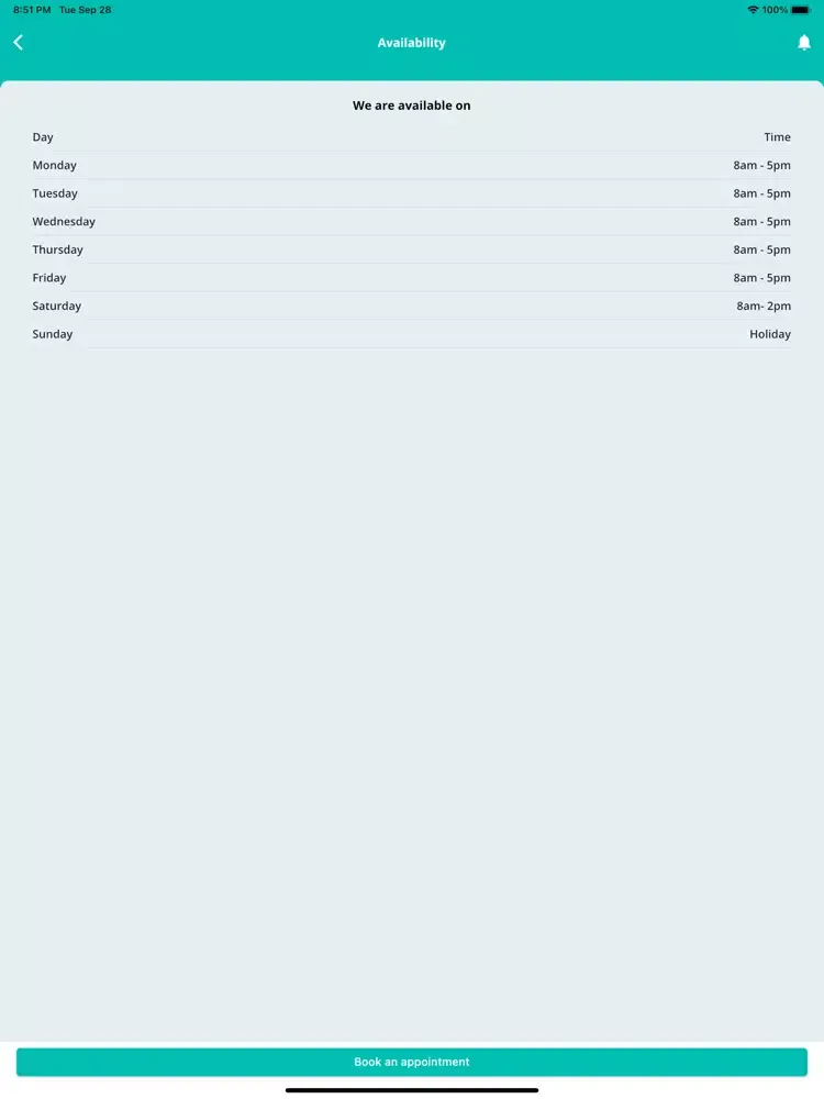 Capturas de pantalla de Dental Vacation Planner iPad 