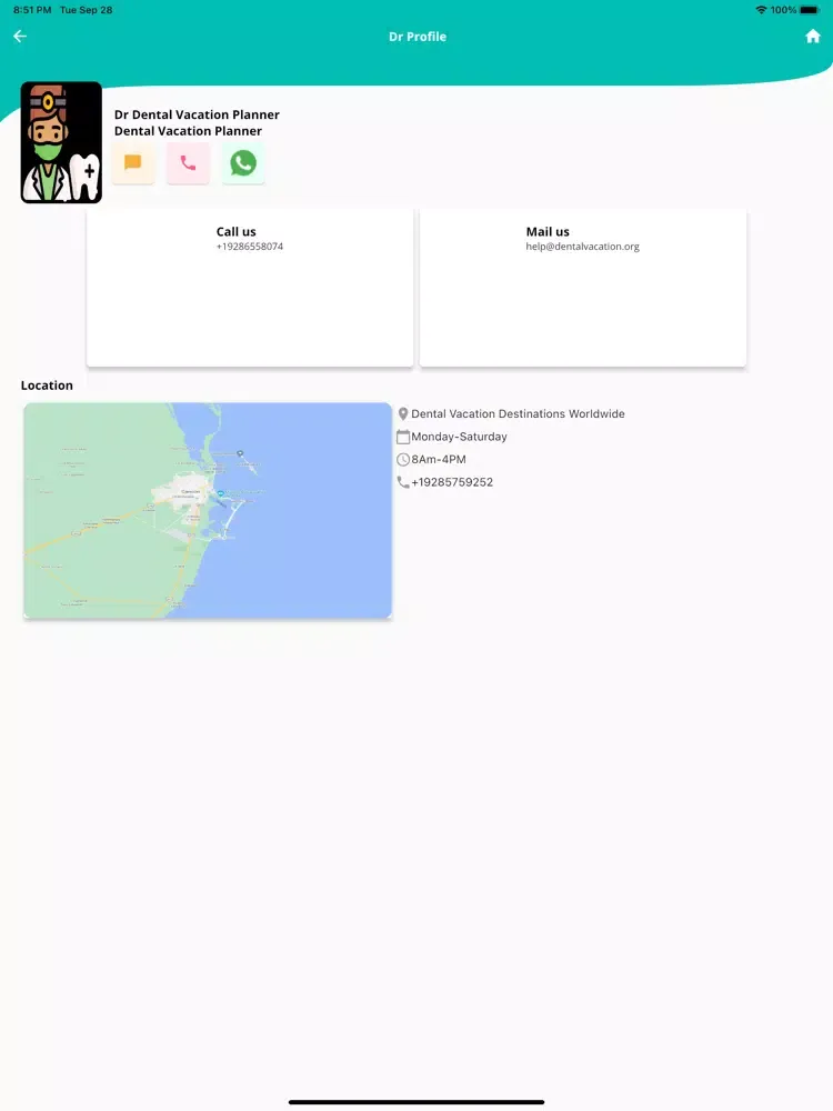 Capturas de pantalla de Dental Vacation Planner iPad 