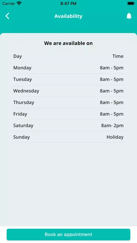 Capturas de pantalla de Dental Vacation Planner