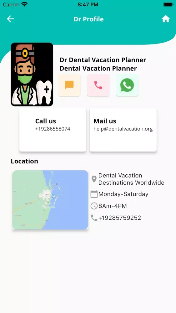 Capturas de pantalla de Dental Vacation Planner