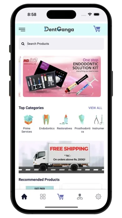 Dentganga -Online Dental Store سکرین شاٹس