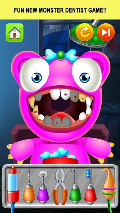 Monster Dentist Doctor Shave - Kid Games Free应用截图