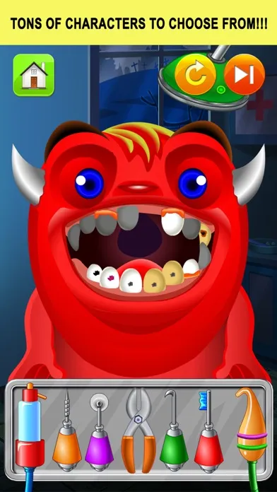 Monster Dentist Doctor Shave - Kid Games Free应用截图