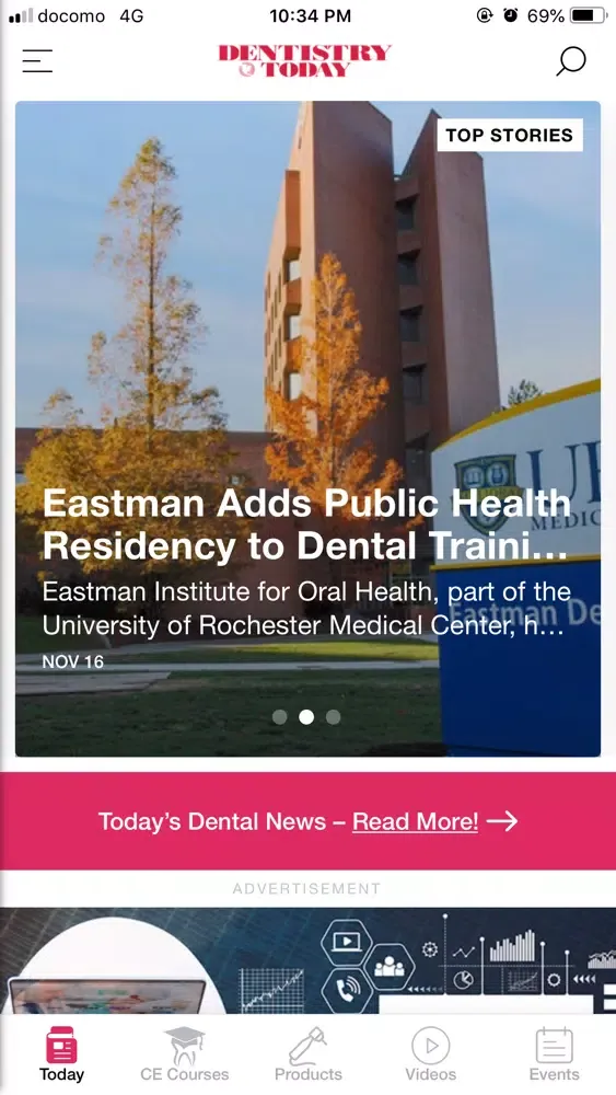 Dentistry Today App Screenshots