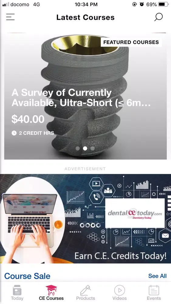 Dentistry Today App Screenshots