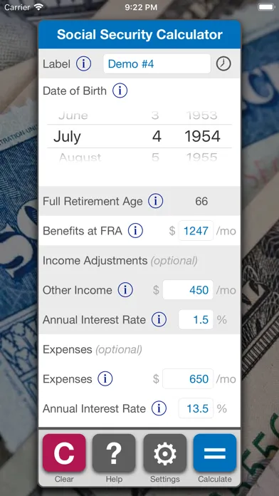تصاویر Social Security Calculator