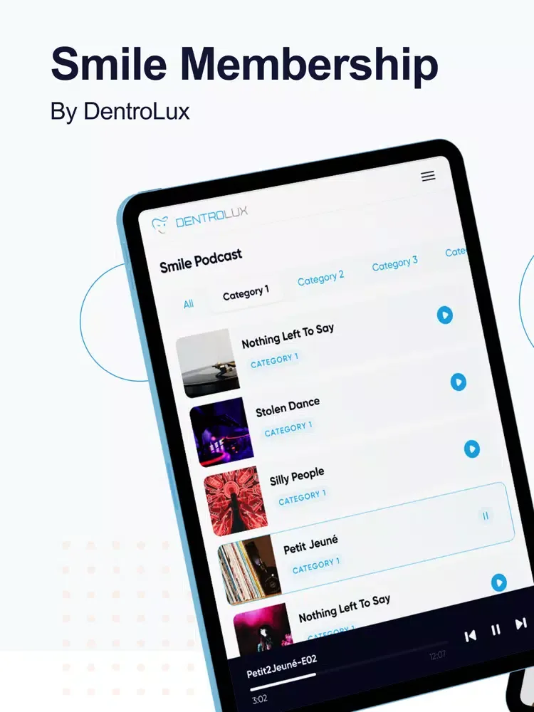 DentroLux Smile Membership iPad 应用截图