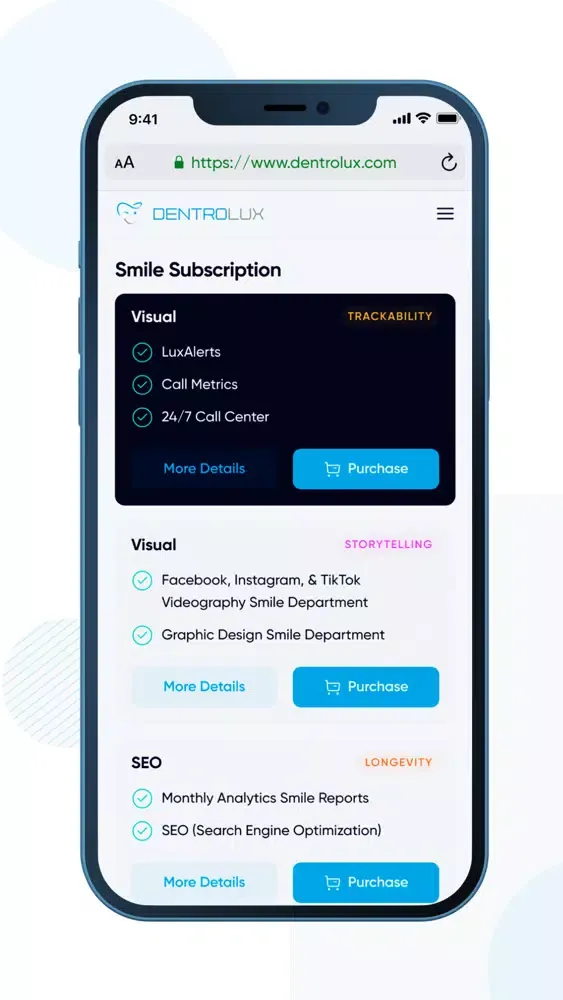 DentroLux Smile Membership应用截图
