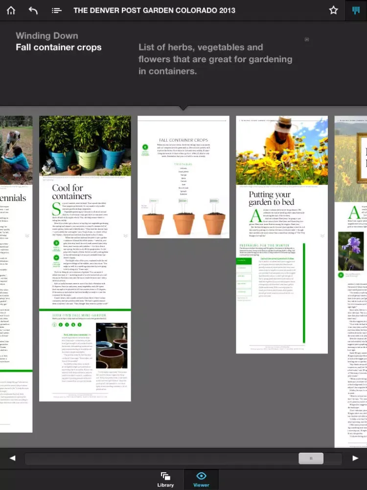 Capturas de pantalla de The Denver Post Garden Colorado iPad 