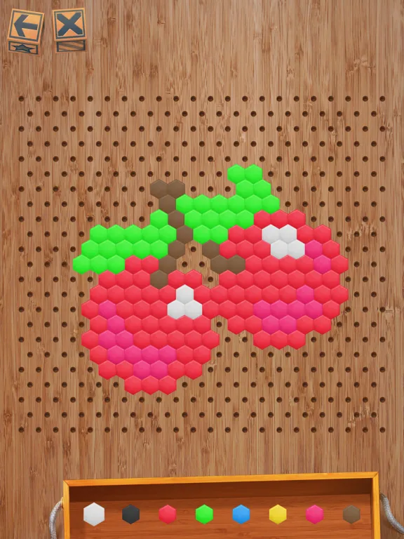 Capturas de tela do Hexagonal Mosaic iPad 