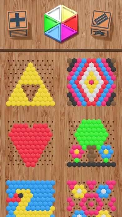 Capturas de tela do Hexagonal Mosaic