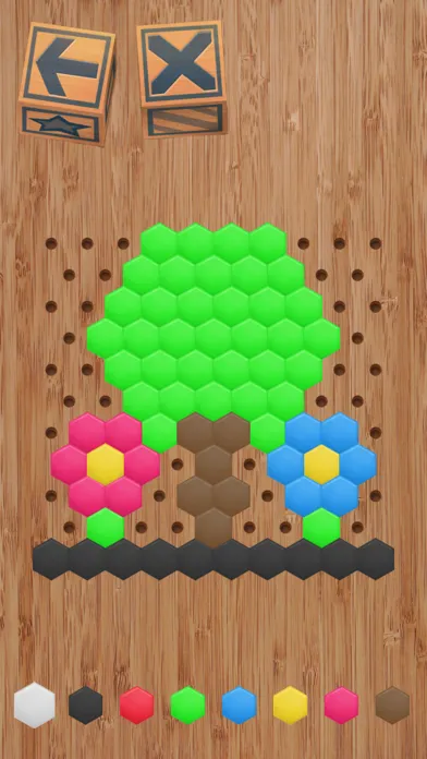 Capturas de tela do Hexagonal Mosaic