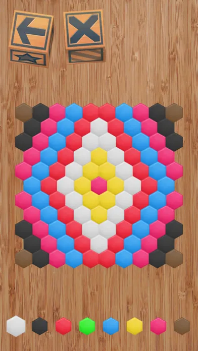 Capturas de tela do Hexagonal Mosaic