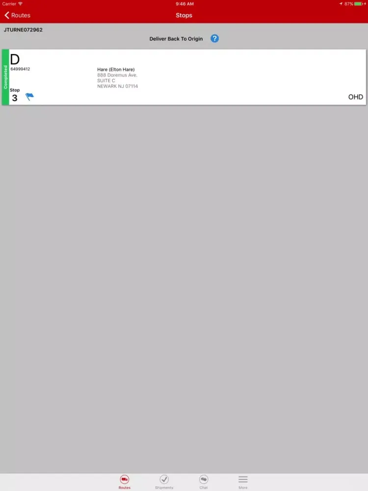 Capturas de pantalla de eTrack iPad 