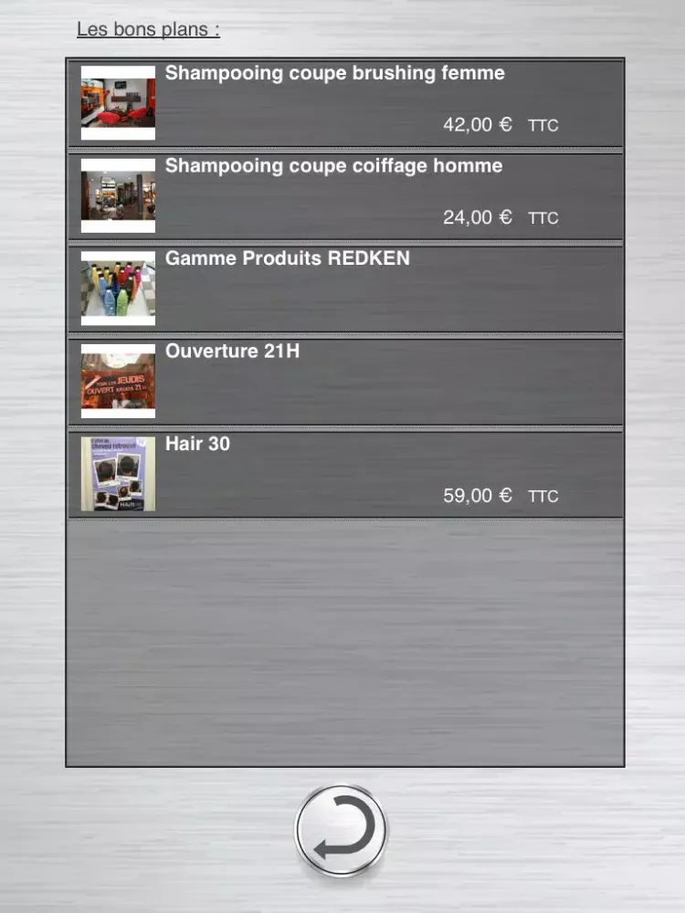 KARINE TASSE COIFFURE iPad  Screenshots